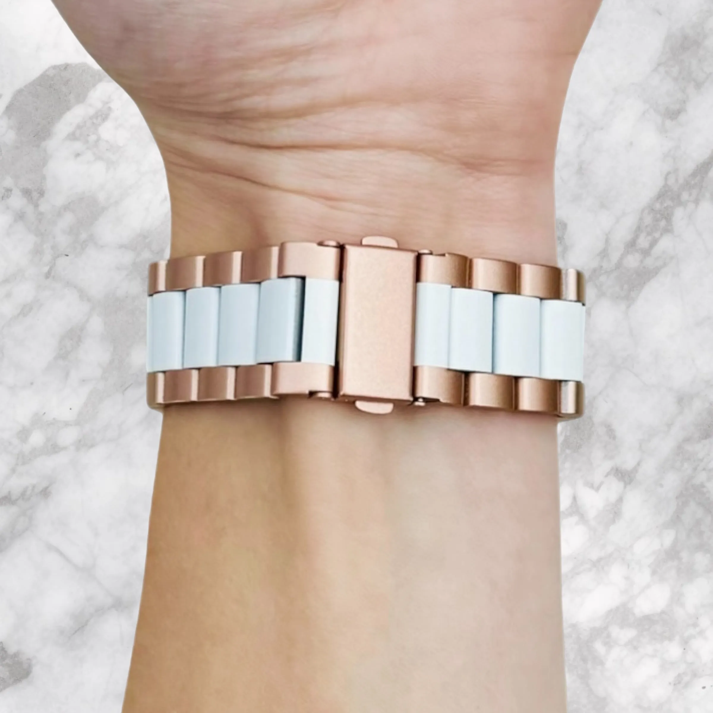 Xiaomi Mi Watch & Mi Watch S1 Active Stainless Steel Link Watch Strap