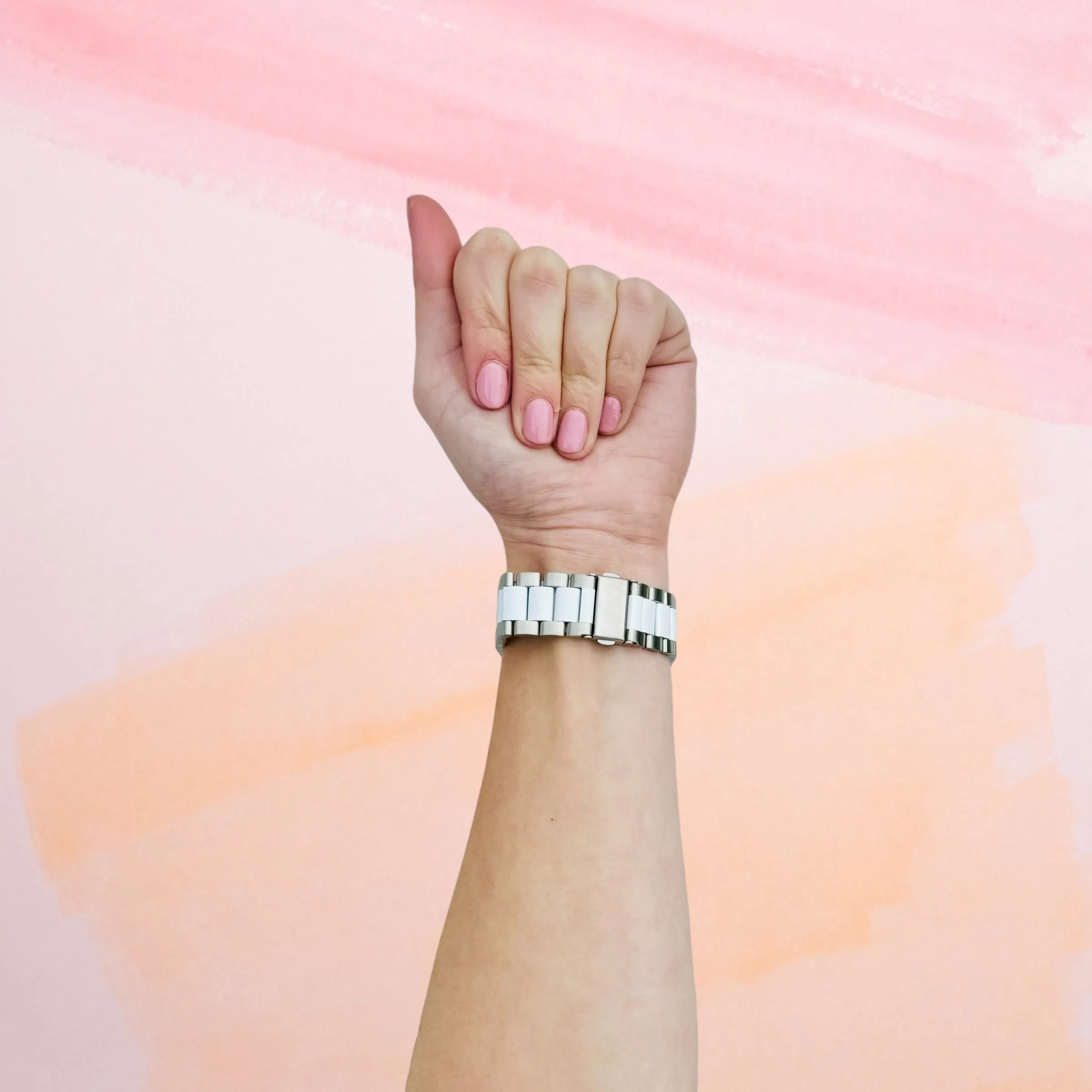 Xiaomi Mi Watch & Mi Watch S1 Active Stainless Steel Link Watch Strap