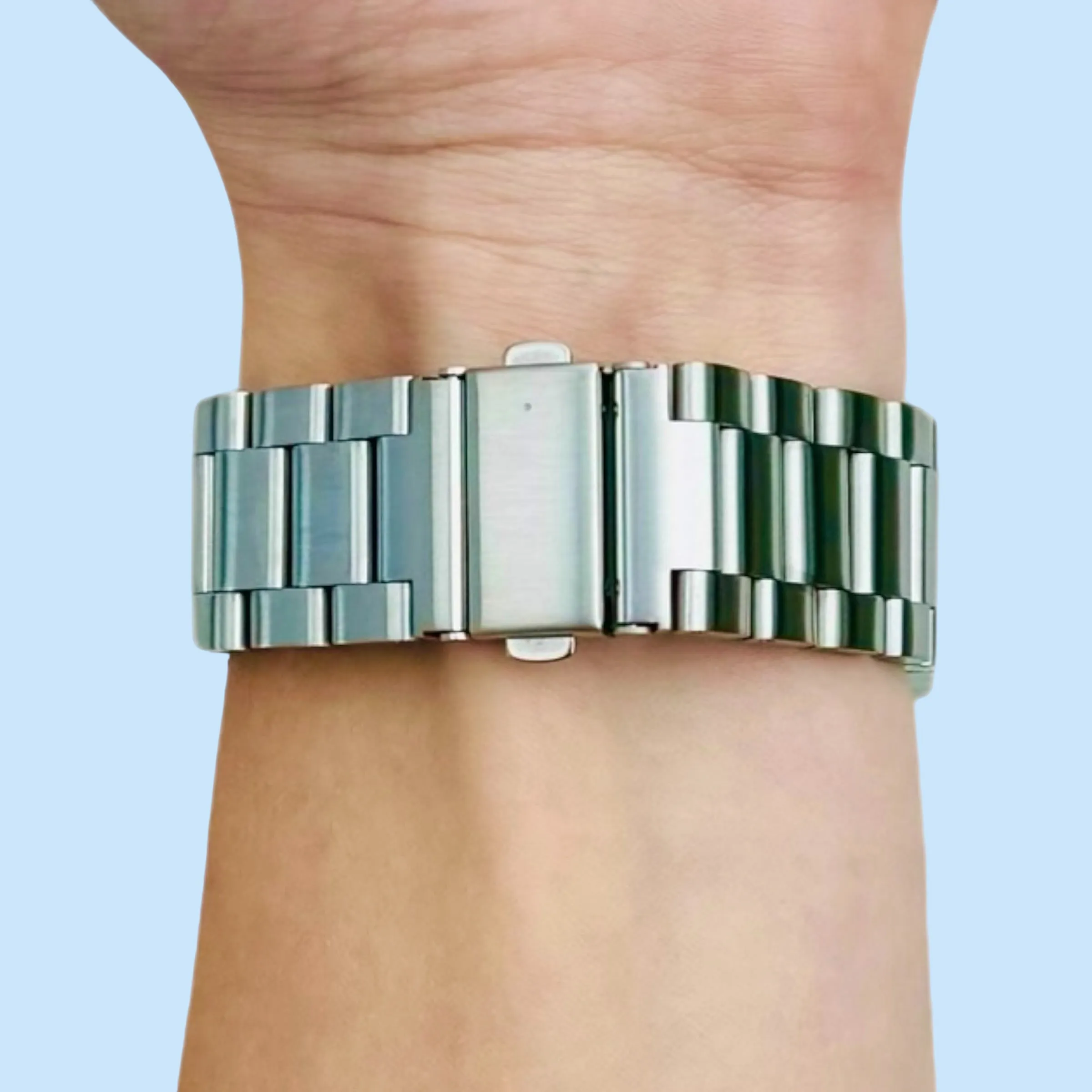 Xiaomi Mi Watch & Mi Watch S1 Active Stainless Steel Link Watch Strap