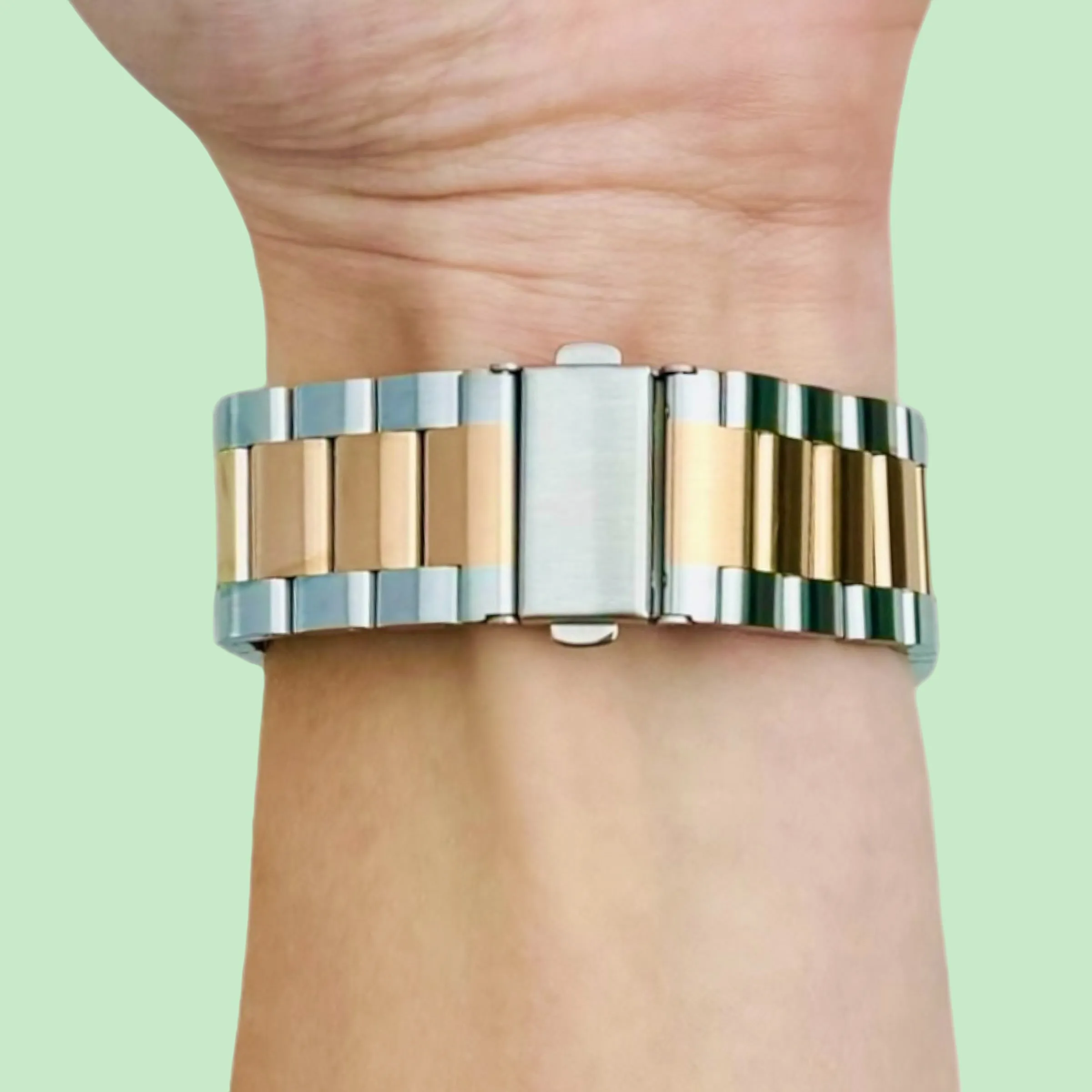 Xiaomi Mi Watch & Mi Watch S1 Active Stainless Steel Link Watch Strap