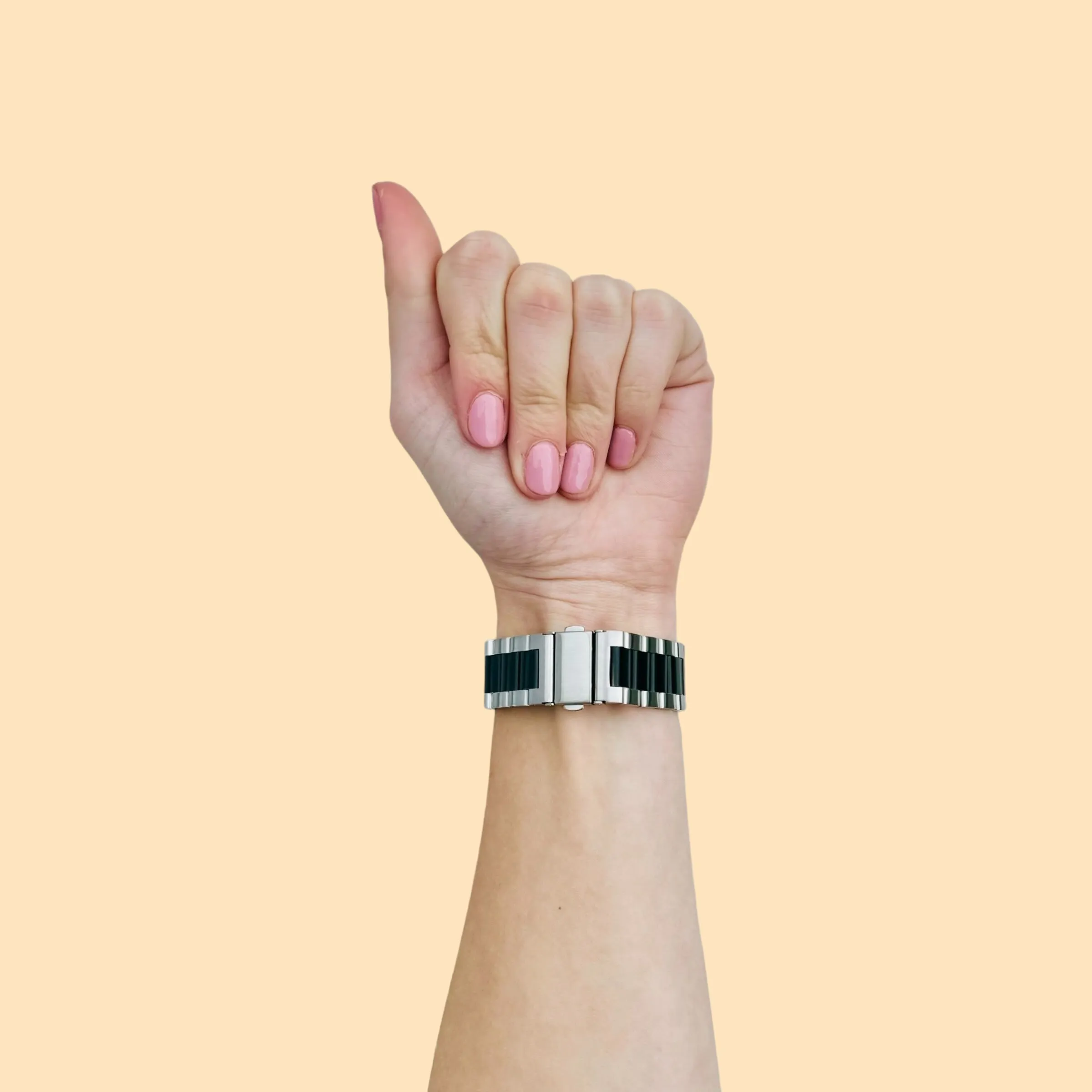 Xiaomi Mi Watch & Mi Watch S1 Active Stainless Steel Link Watch Strap