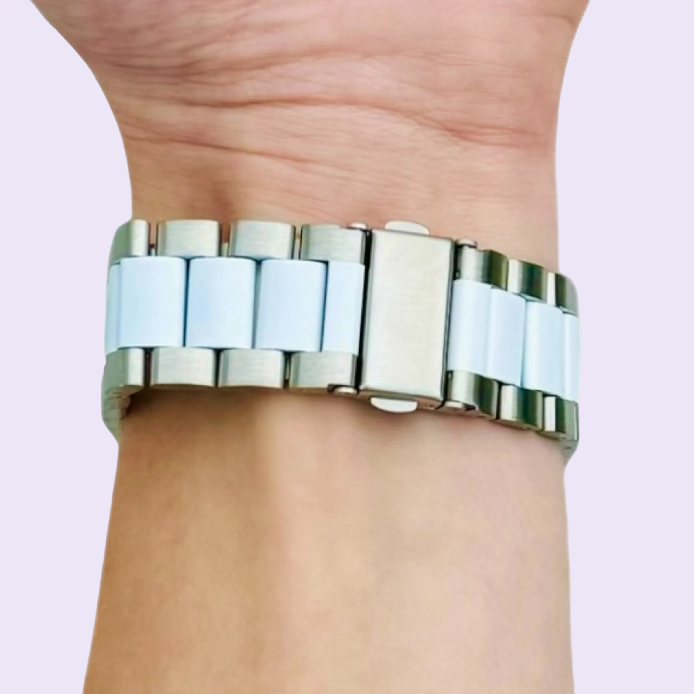 Xiaomi Mi Watch & Mi Watch S1 Active Stainless Steel Link Watch Strap
