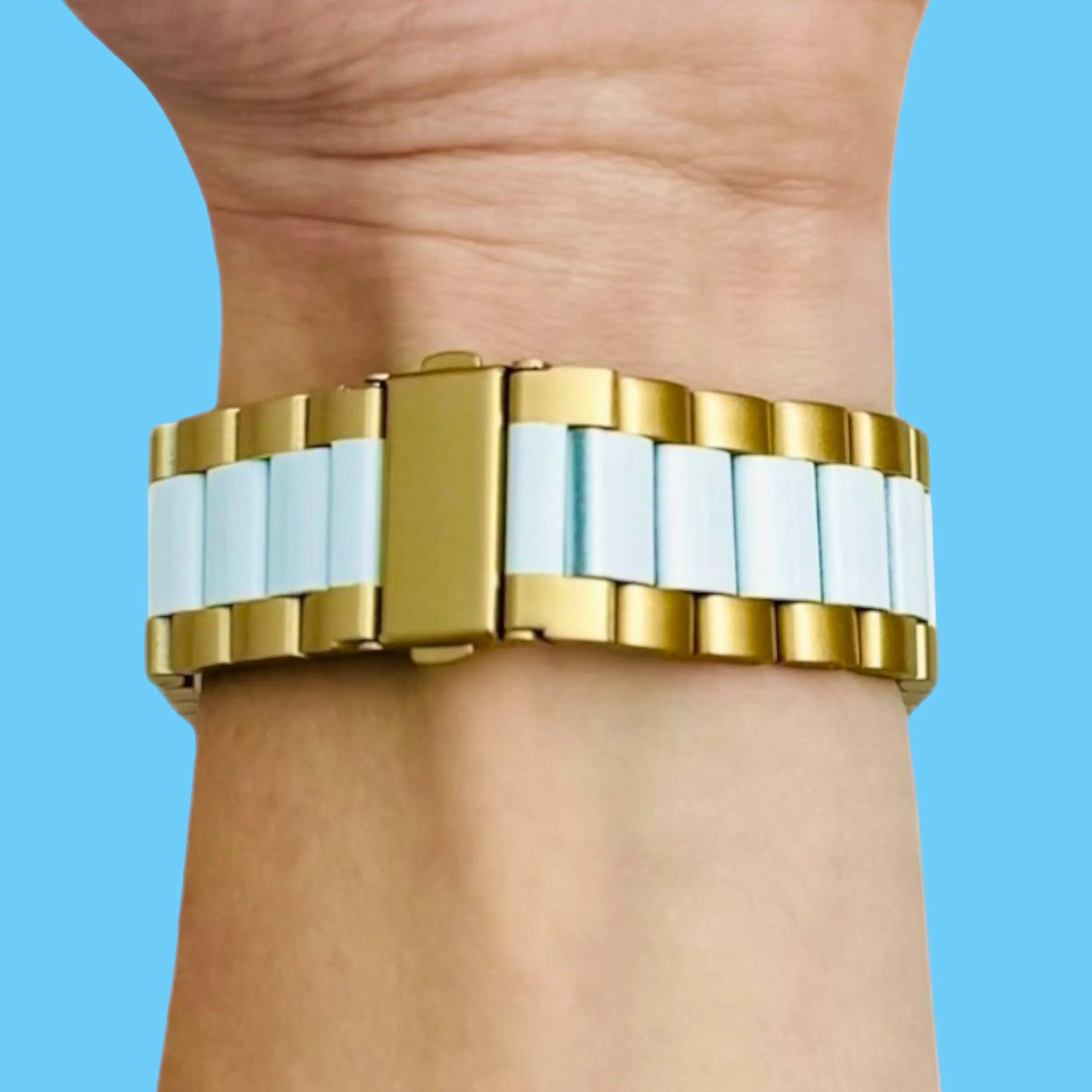Xiaomi Mi Watch & Mi Watch S1 Active Stainless Steel Link Watch Strap
