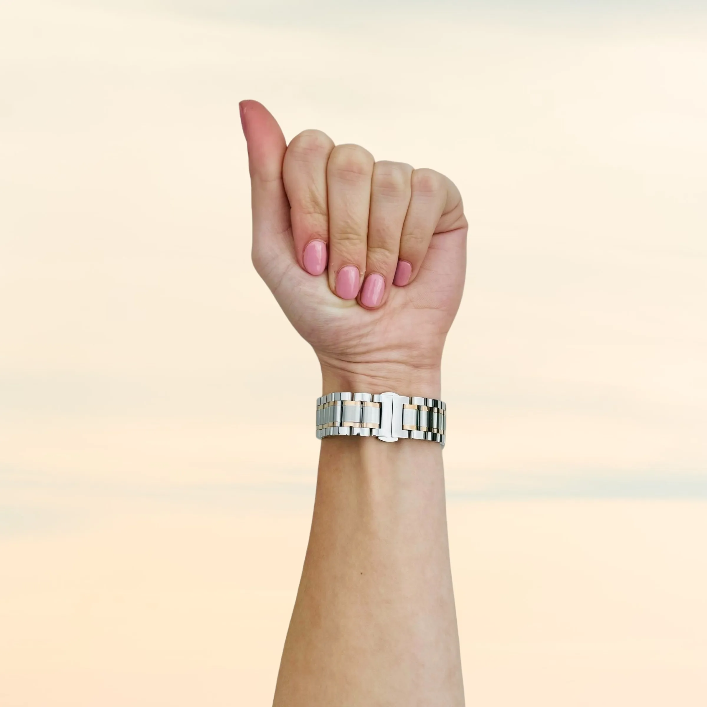 Xiaomi Mi Watch & Mi Watch S1 Active Stainless Steel Link Watch Strap