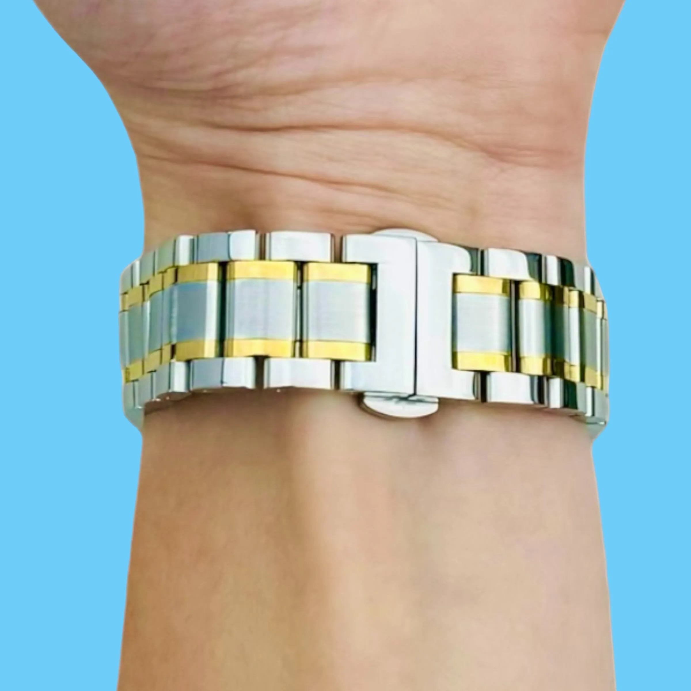 Xiaomi Mi Watch & Mi Watch S1 Active Stainless Steel Link Watch Strap