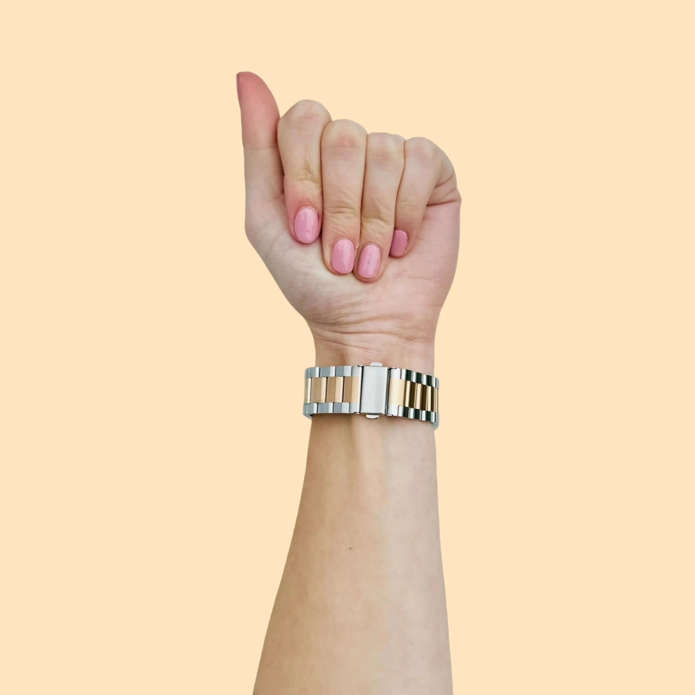 Xiaomi Mi Watch & Mi Watch S1 Active Stainless Steel Link Watch Strap