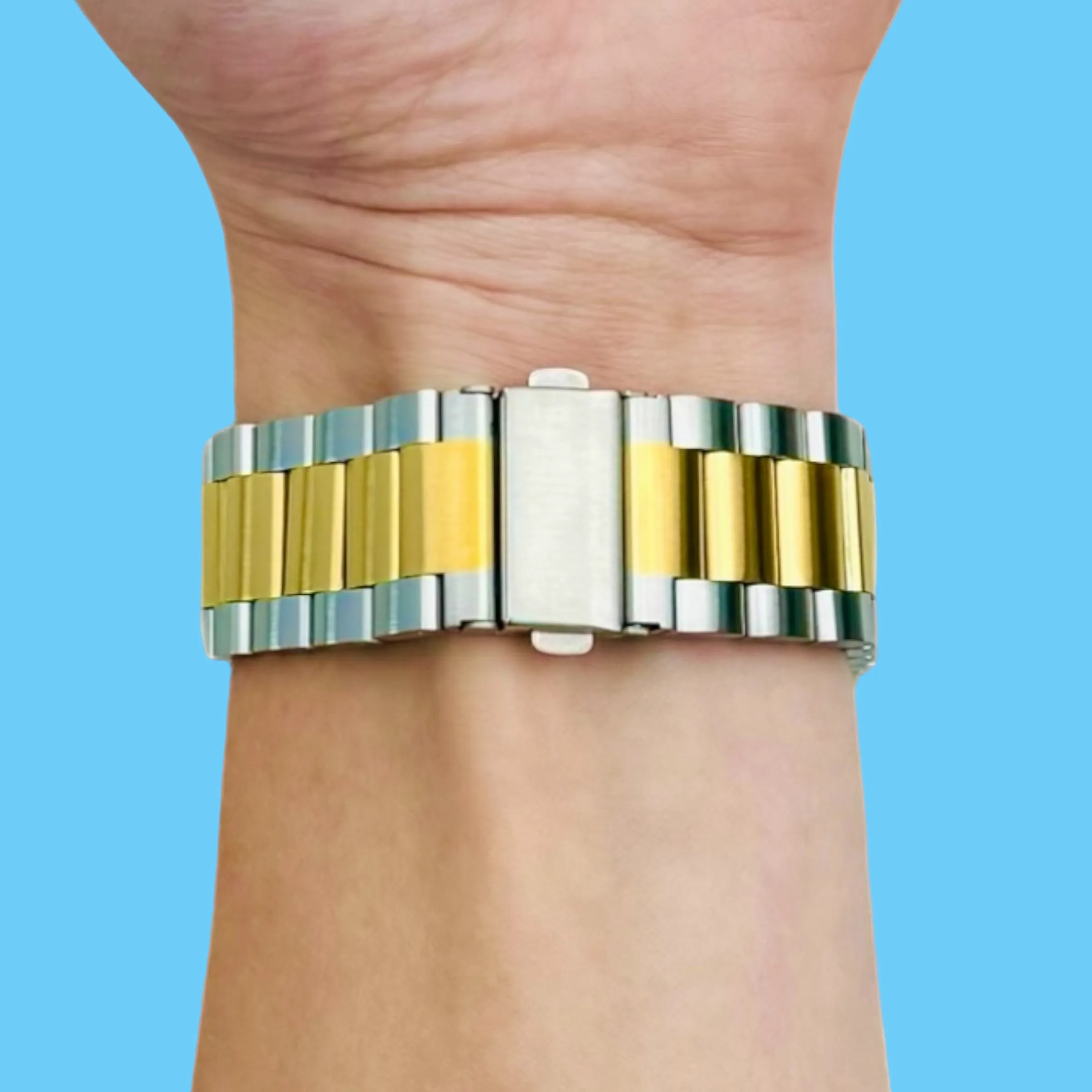 Xiaomi Mi Watch & Mi Watch S1 Active Stainless Steel Link Watch Strap