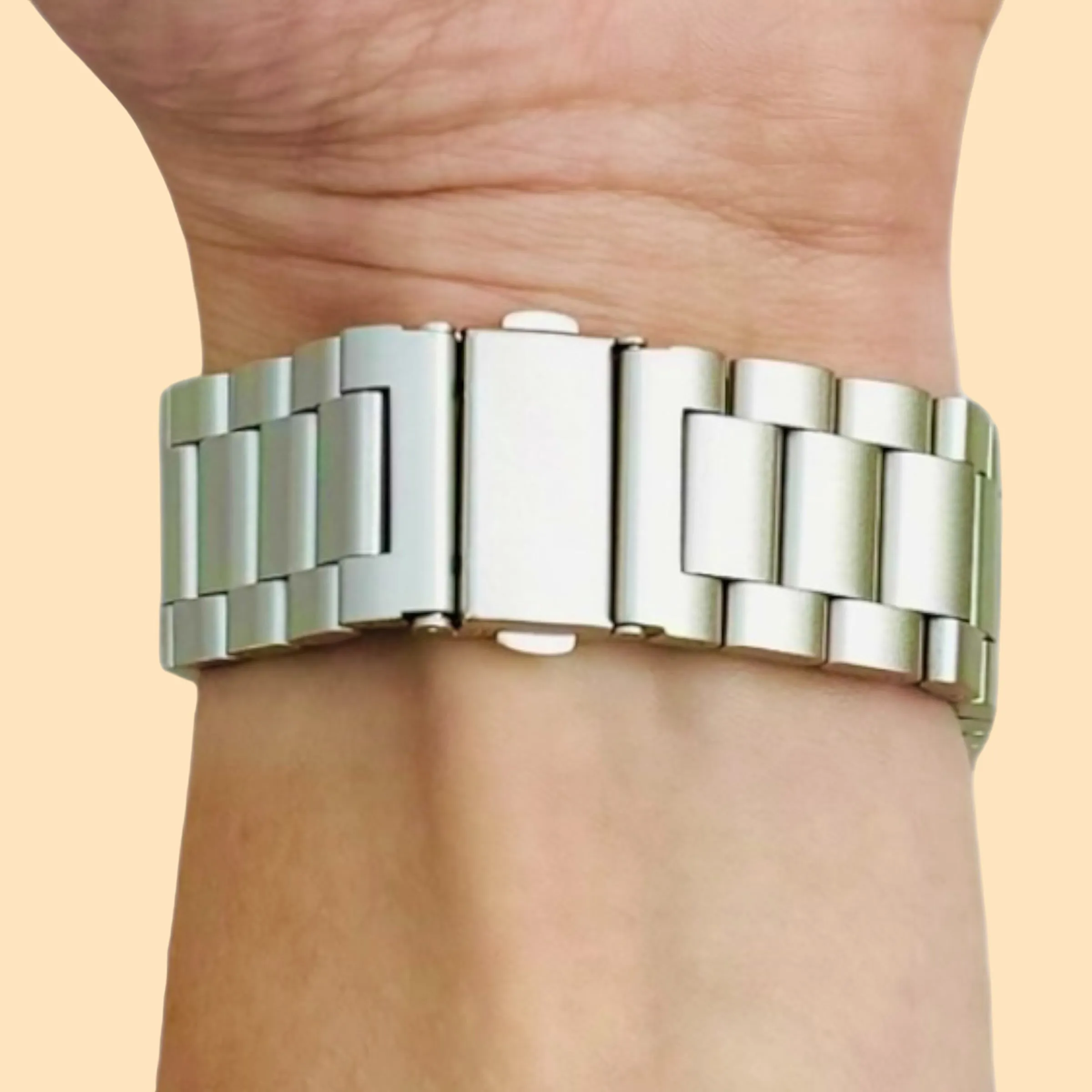 Xiaomi Mi Watch & Mi Watch S1 Active Stainless Steel Link Watch Strap