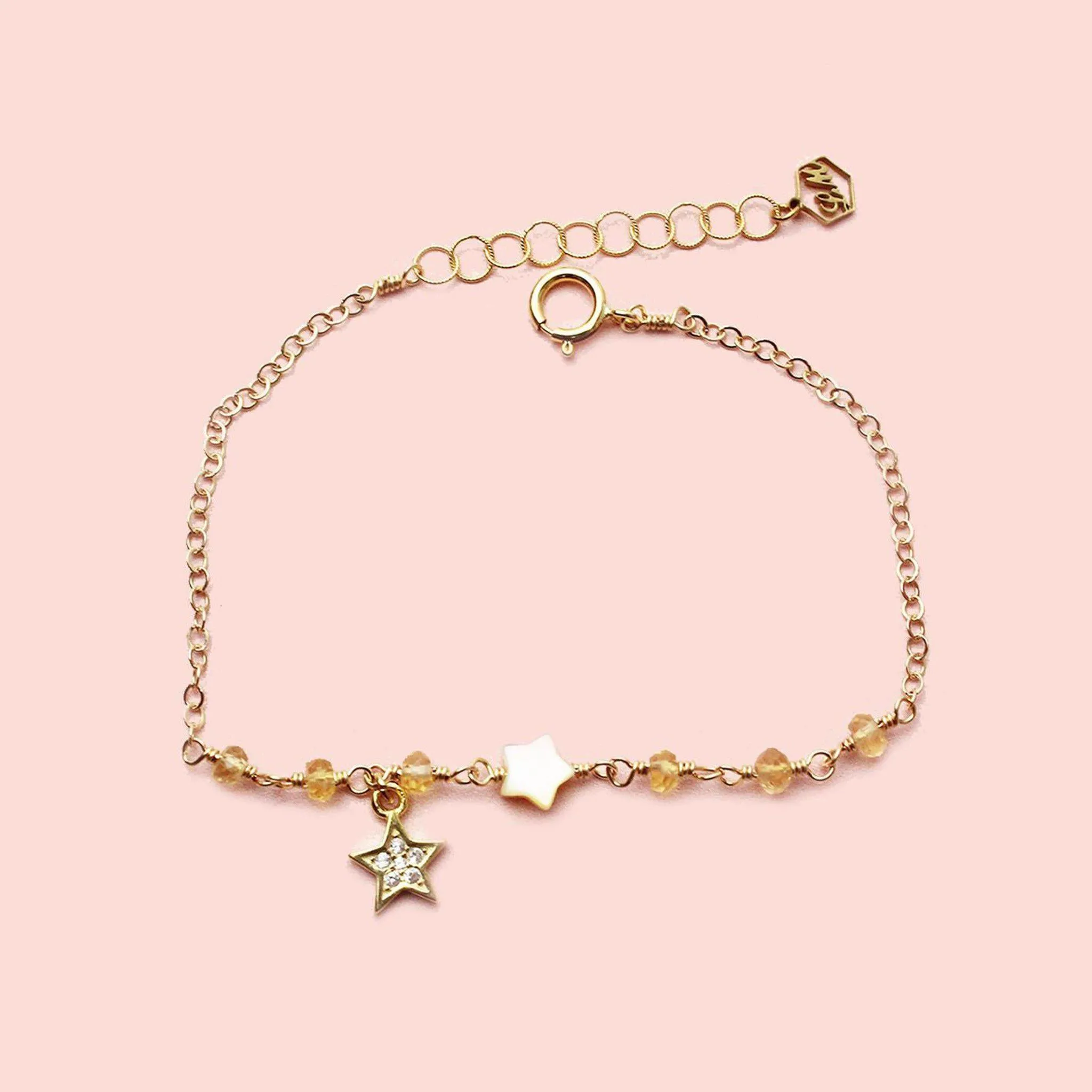 Yellow Star Bracelet